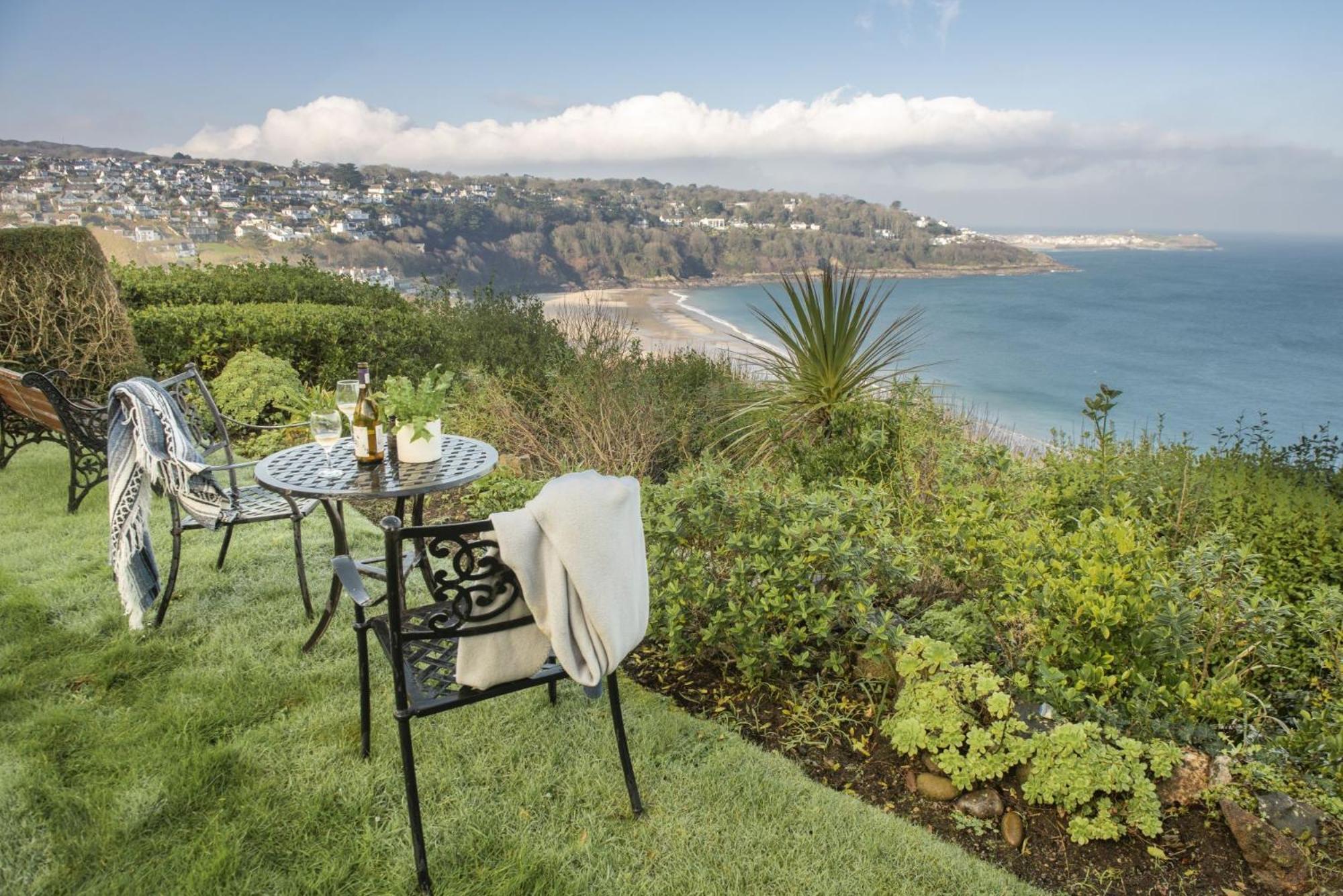 The Secret Seascape, Carbis Bay, St Ives Villa Exteriör bild